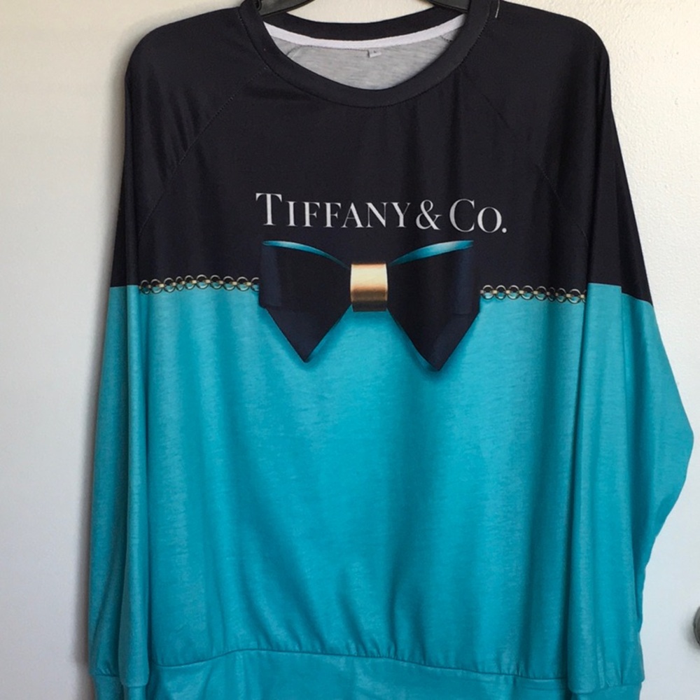 Long Sleeve Color Block Tee 106 NWT